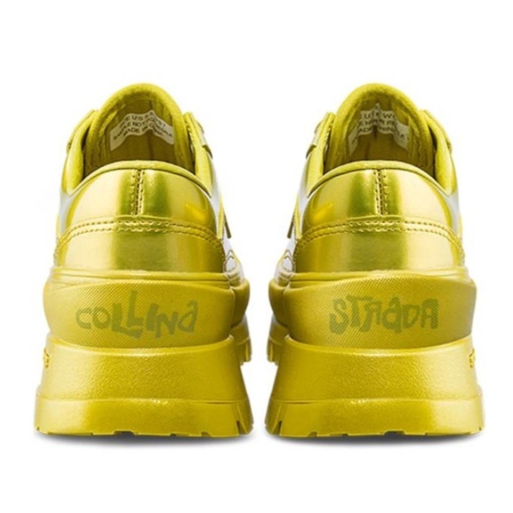 Vans Chunky Platform Sneakers in Bright Yellow - Picture 4 of 12